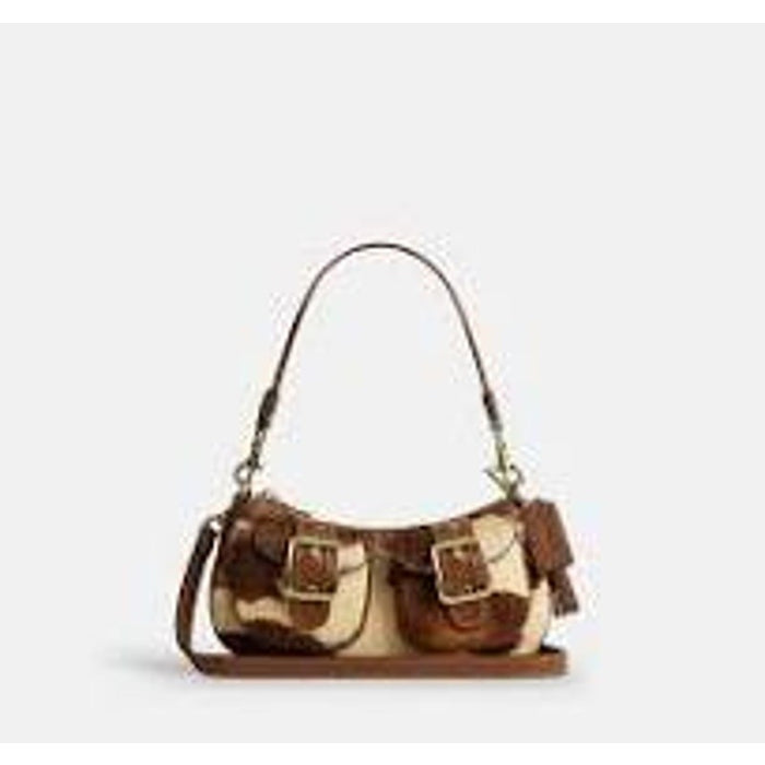 B2-002 NWT Coach Ashton Bag With Cow Print CDW47 cow printed haircalf