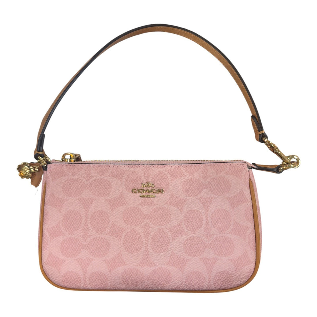 B3-013 NWT Coach Nolita 19 Signature Canvas CW426 /Powder Pink