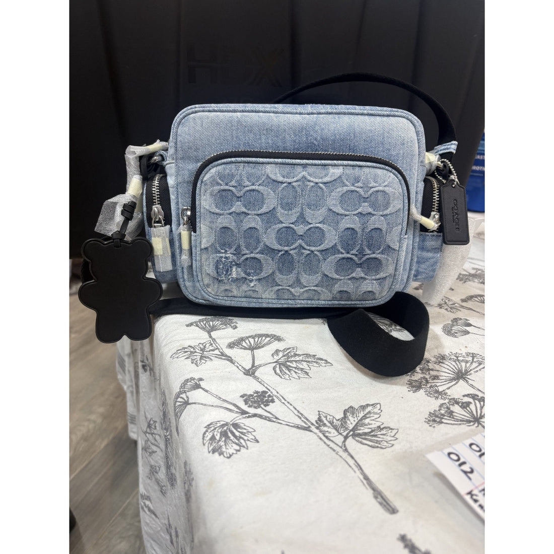 B16-014-Coach Fletcher Crossbody-Loved Denim
