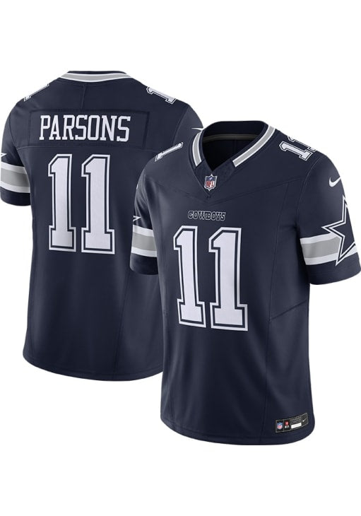 Nike Dallas Cowboys Micah Parsons #11 Vapor F.U.S.E. Limited jersey navy official product photo