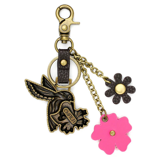 Metal Charming Keychain - Hummingbird