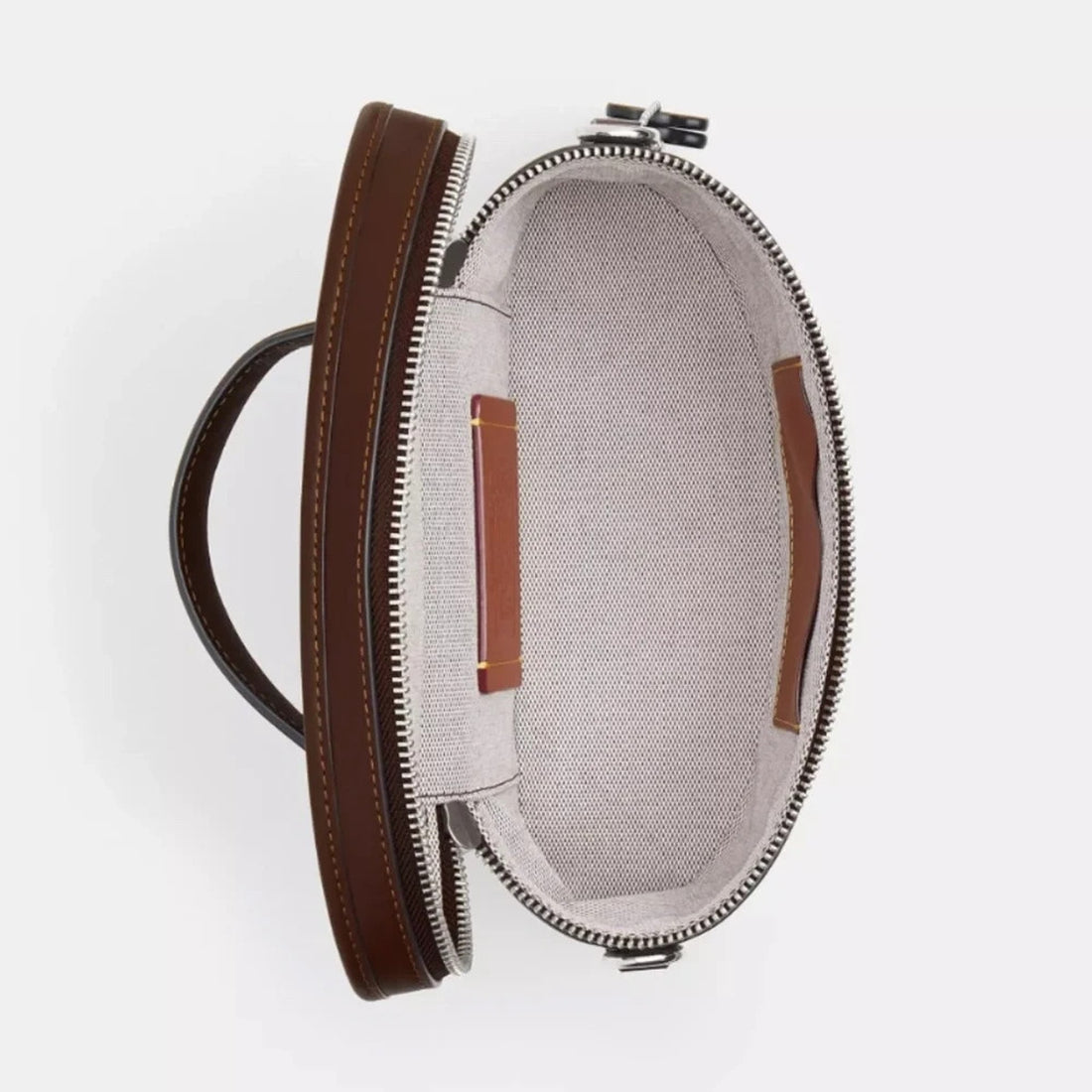 B17-010 NWT Coach Trail Bag CBG93 Maple/Silver