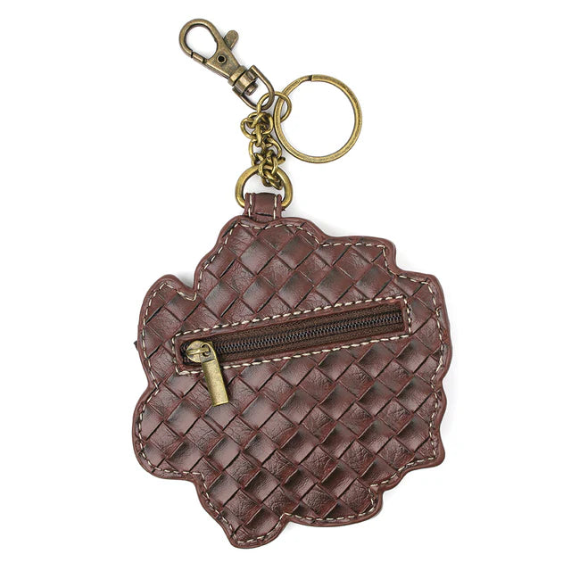 Key Fob/Coin Purse - Rose - pink
