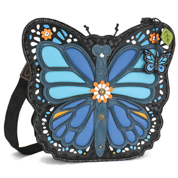 C-08 Chala Blue Butterfly Purse