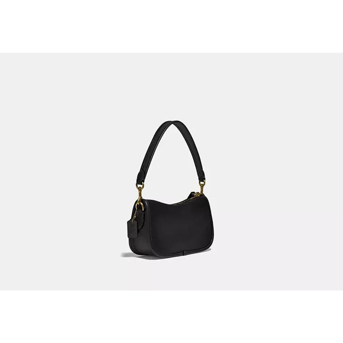 B17-009 Coach Originals Swinger 20 Glovetanned Leather Bag Black C2643