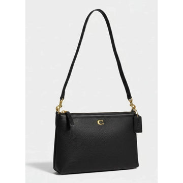 B3-014 NWT COACH Black Legacy Zip Top Crossbody Bag CW571