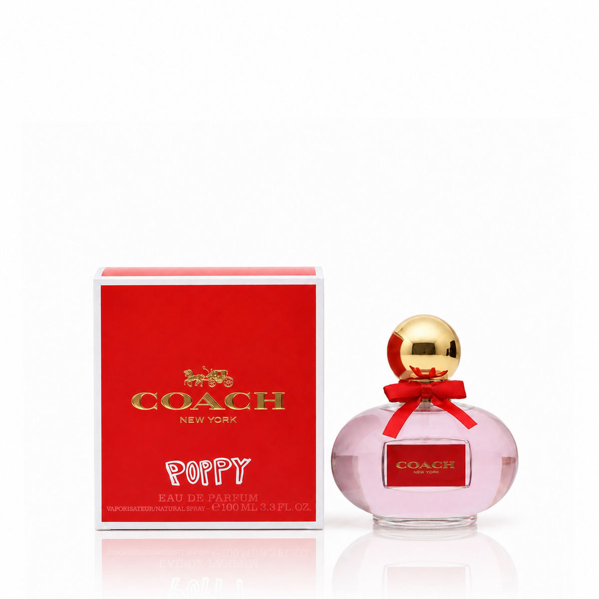 Coach Poppy Eau de Parfum 100ml bottle and box