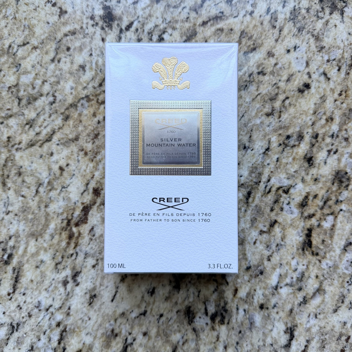 Creed Silver Mountain Water sealed box front 100 ml