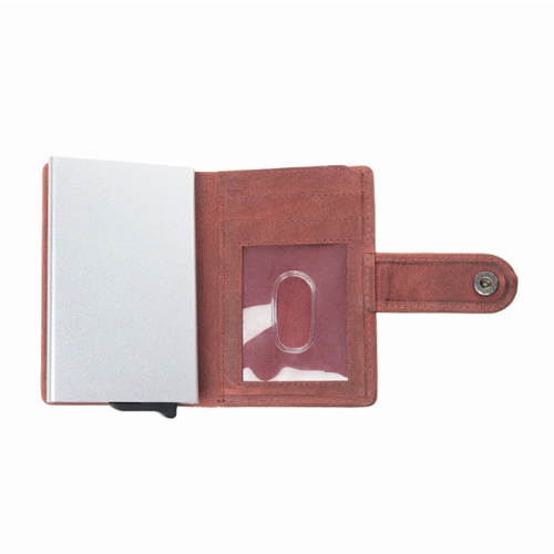 Myra Palamino Bloom Leather Credit Card Holder in Canyon Teal