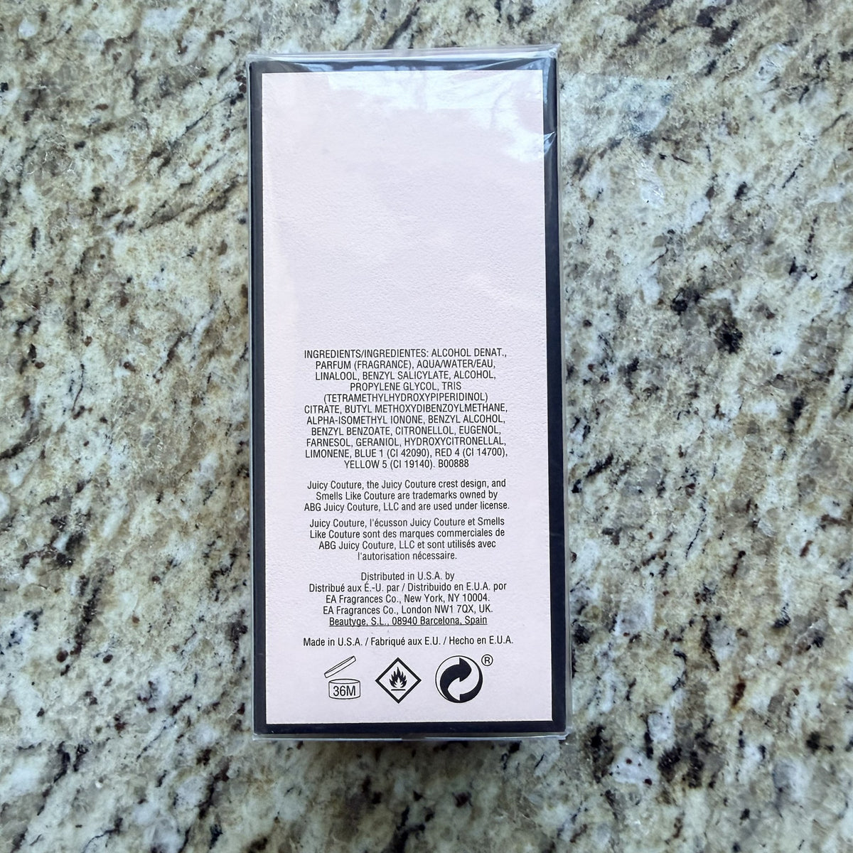 Juicy Couture EDP box side
