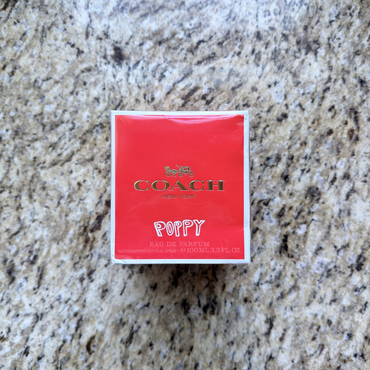 Coach Poppy sealed box front