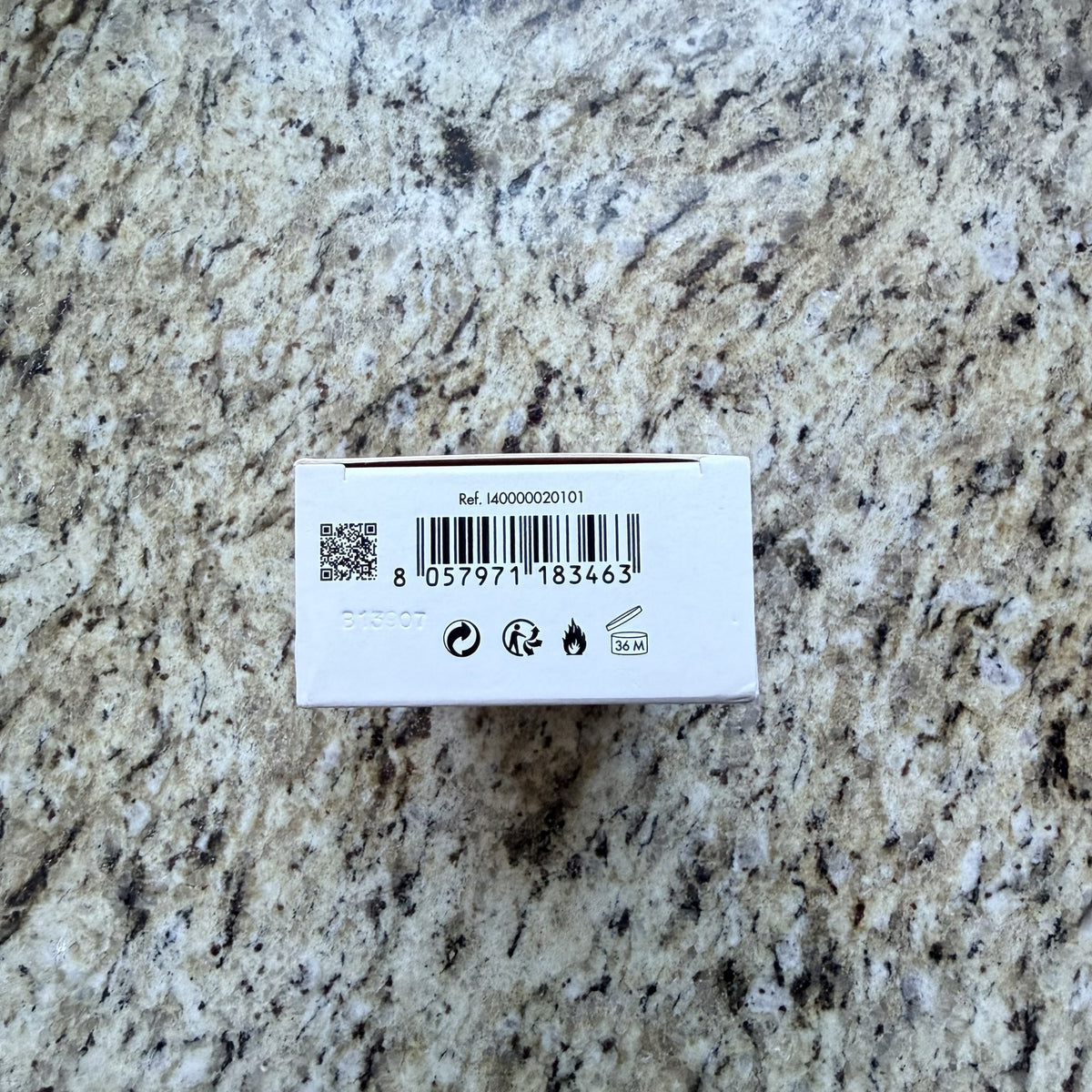 Tester box barcode end