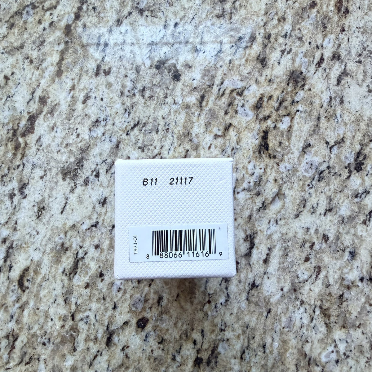 Tubéreuse Nue box end with barcode