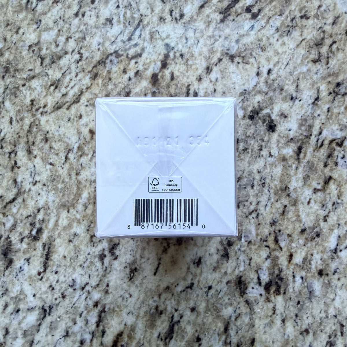 Tender Light box bottom with barcode