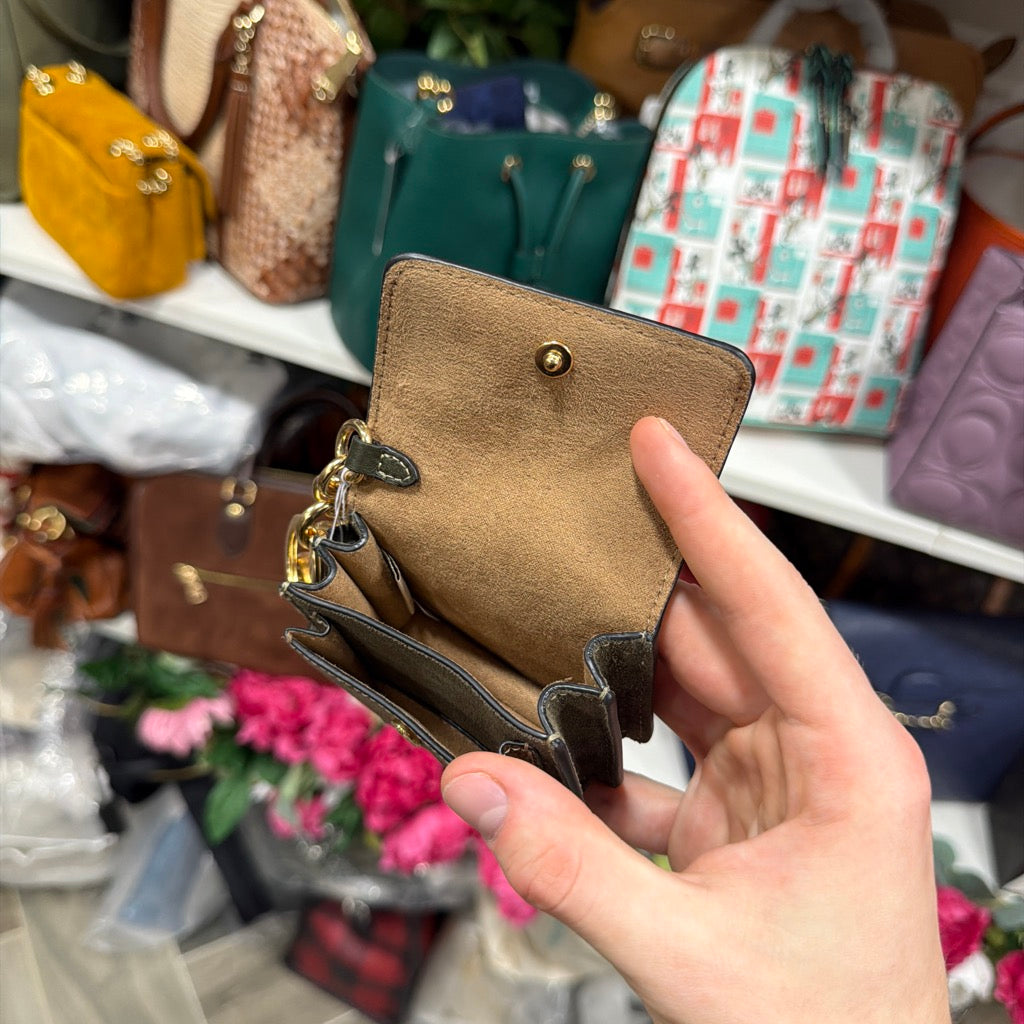 Coach Klare bag charm interior