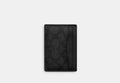 Coach CCF98 card case with money clip signature canvas charcoal black stock photo