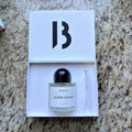 Byredo Super Cedar bottle in open box