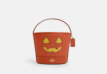 Coach CW533 pumpkin bucket official stock photo