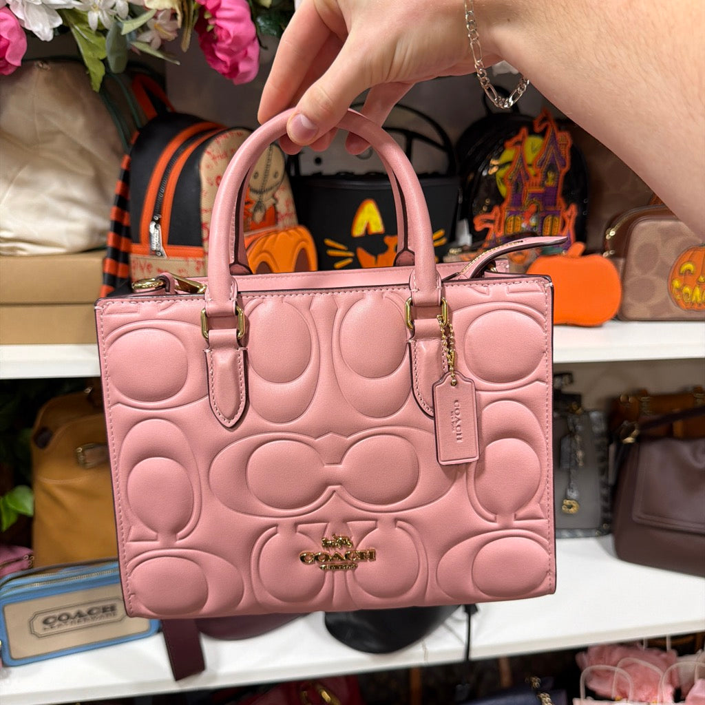 Coach Small Maggie Pink Petal official stock photo