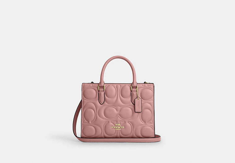 Coach Small Maggie Pink Petal official stock photo