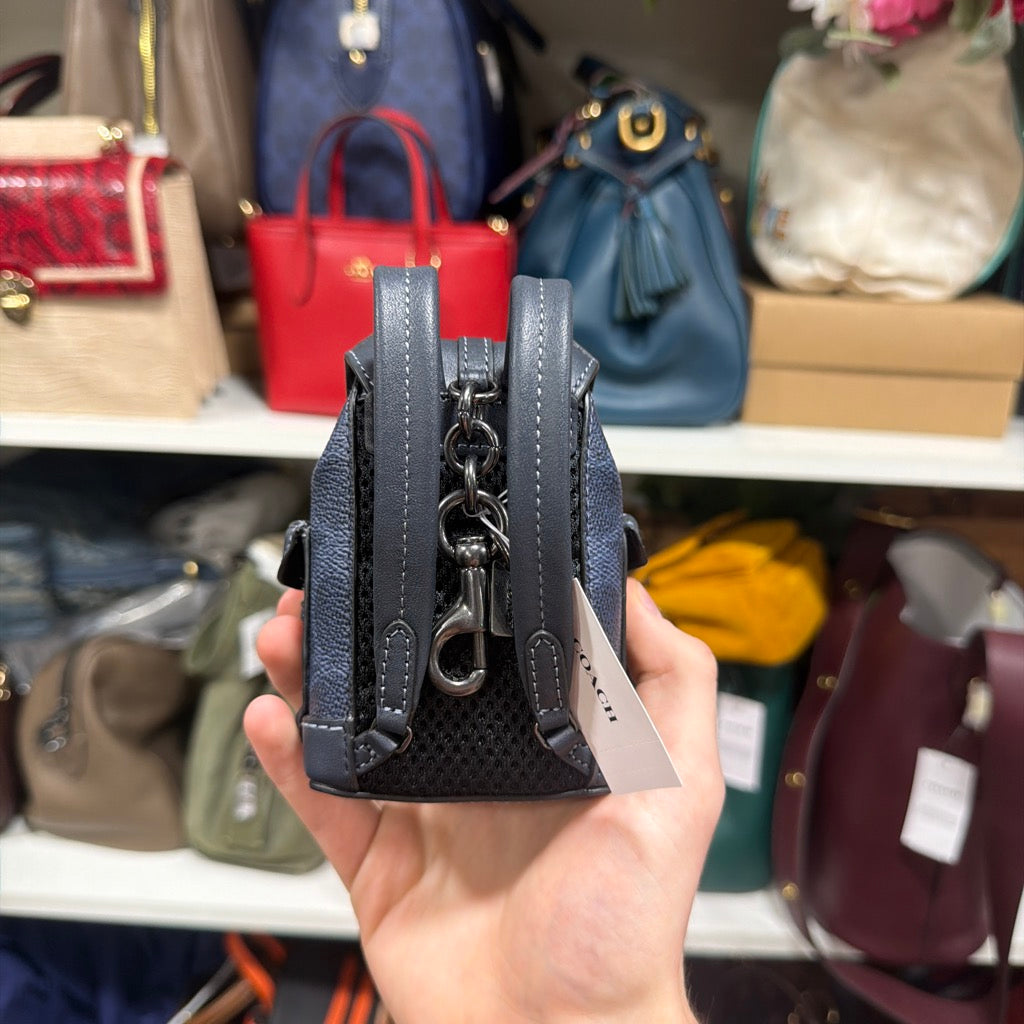 Coach Mini Warner Backpack Bag Charm CBK66 side