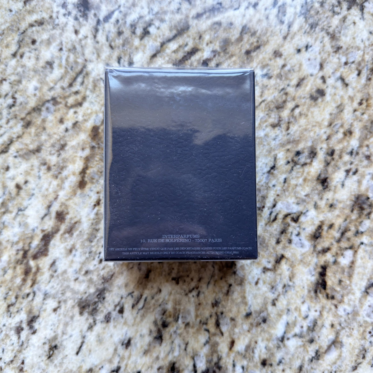 Coach for Men box back