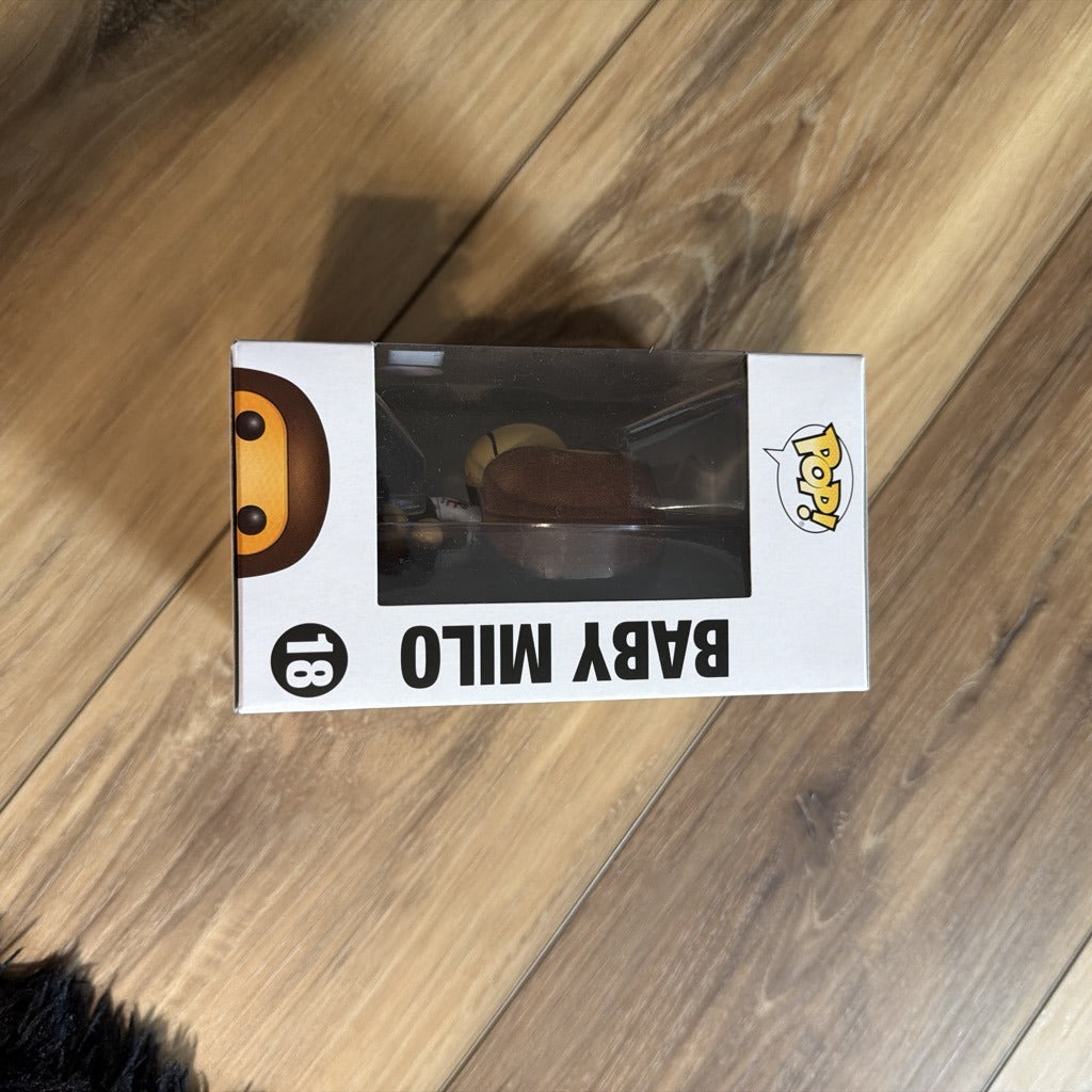 Funko Pop Baby Milo #18 box side window view