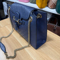 Gucci Emily Large bag side view with gold chain