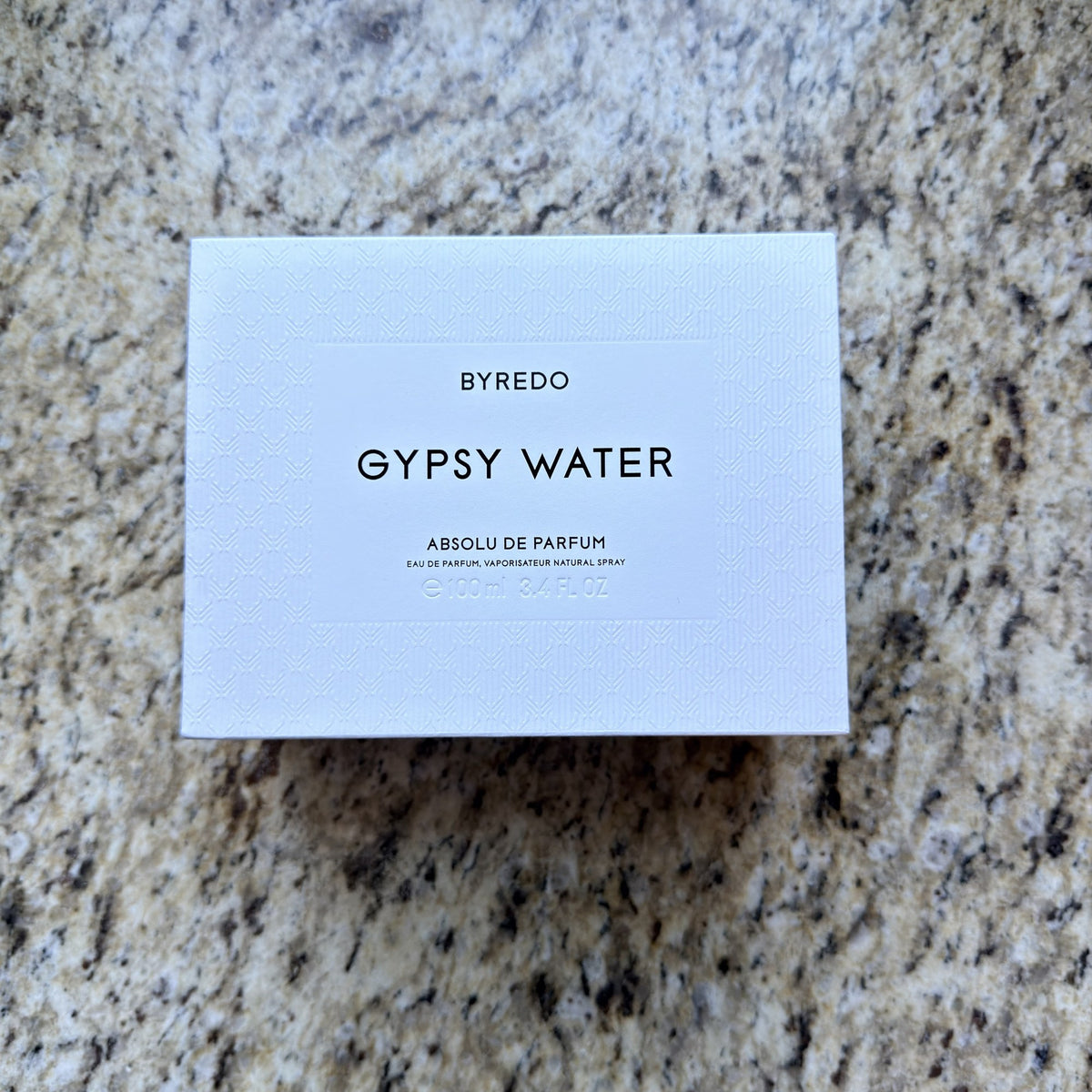 Byredo Gypsy Water Absolu de Parfum box front 100 ml