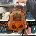 Actual NWT Loungefly Trick 'r Treat Sam Pumpkin Mini Backpack front