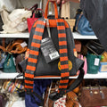 Actual NWT Loungefly Trick 'r Treat Sam Pumpkin Mini Backpack back with tags
