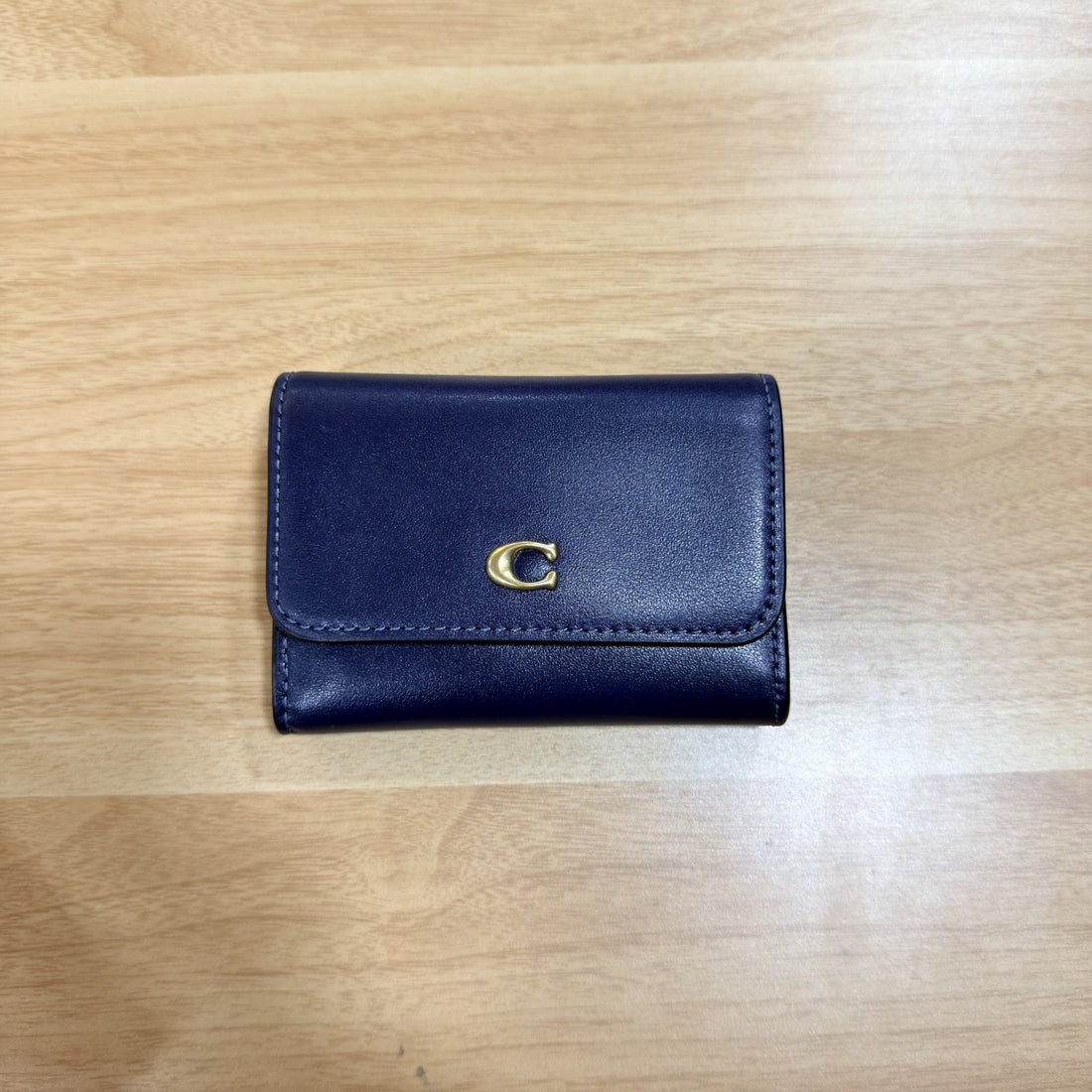 Coach CCW82 Essential Flap Card Case Navy
