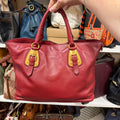 Actual red Prada tote back