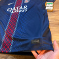 Nike PSG jersey hem engineered tag and retail hangtag $100 size XL
