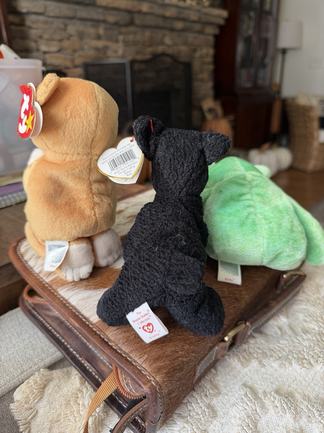 Ty Beanie Babies lot Hope, Scottie and Kicks