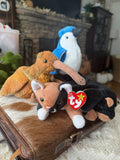 Ty Beanie Babies lot Chip, Doby, Rocket and Beak