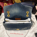 Coach Tabby 26 loved denim interior