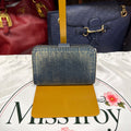 Coach Tabby wallet loved denim back